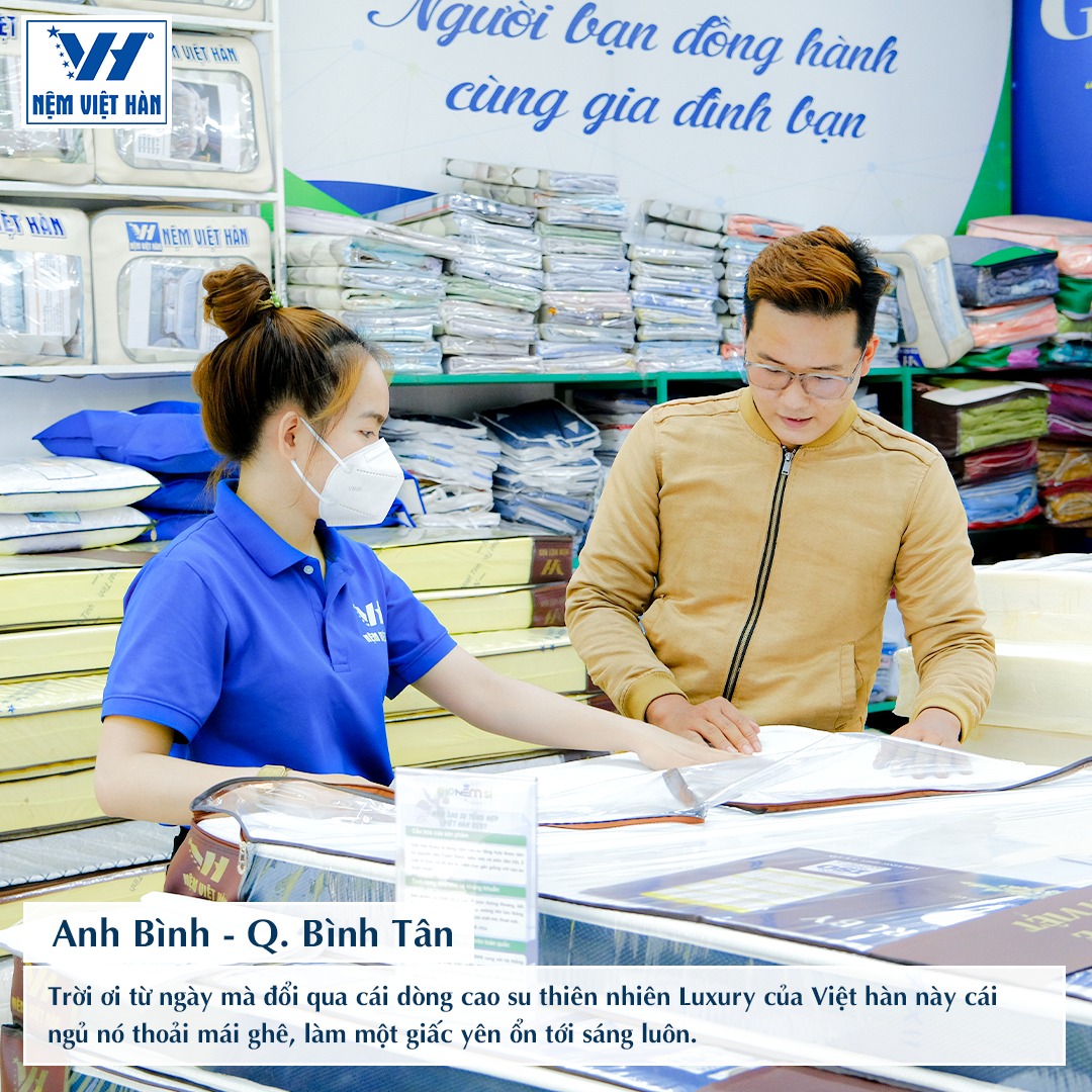 Khách hàng có thể đến trực tiếp cửa hàng Nệm Việt Hàn để mua sản phẩm 