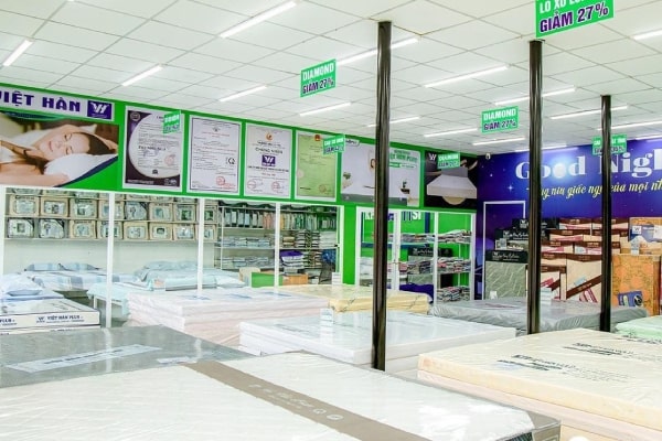 Chuỗi cửa hàng Nệm Việt Hàn Nha Trang.