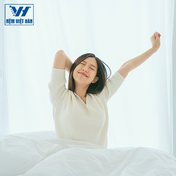 Ngủ đủ giấc giúp tái tạo năng lượng, tinh thần phấn khởi bắt đầu ngày mới