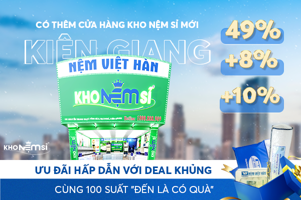 Thành Phố Rạch Giá - Kiên Giang Có Thêm Cửa Hàng Nệm Việt Hàn Mới